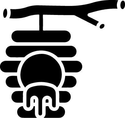 Bee hive icon