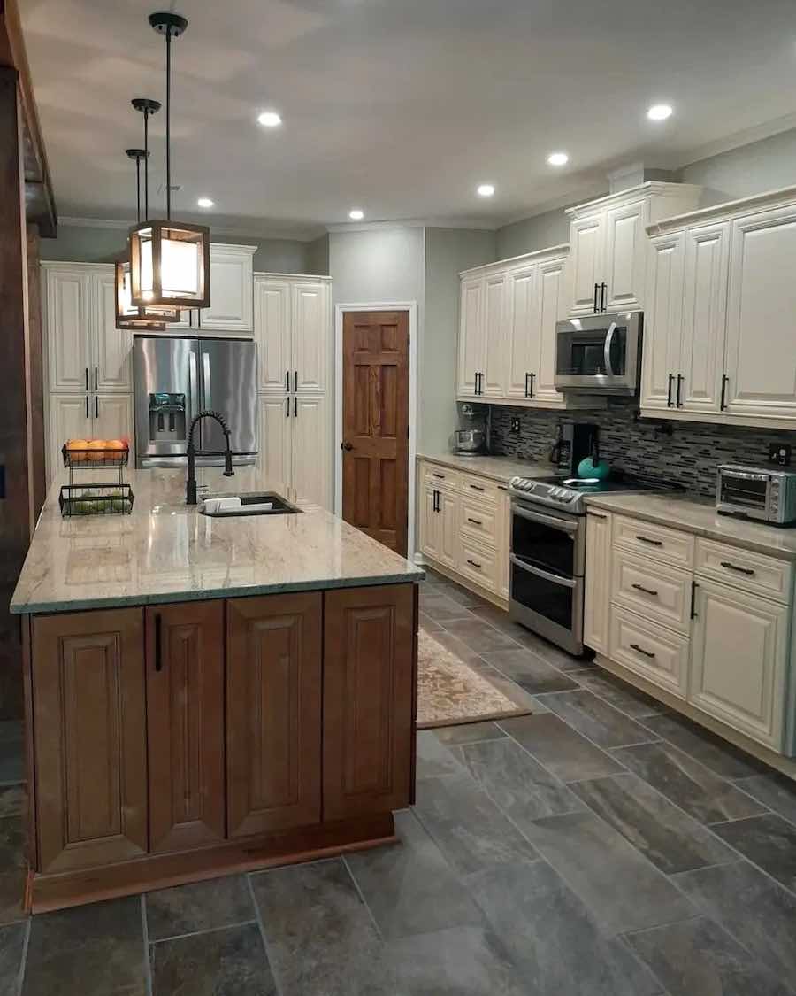 Kitchen flooring remodel