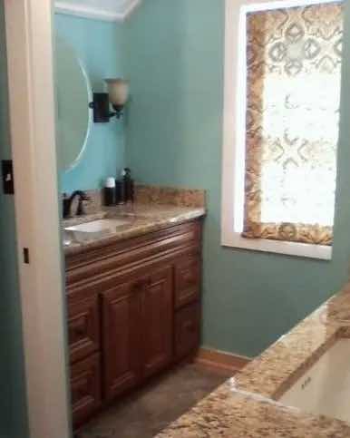 Bathroom sink counter improvement