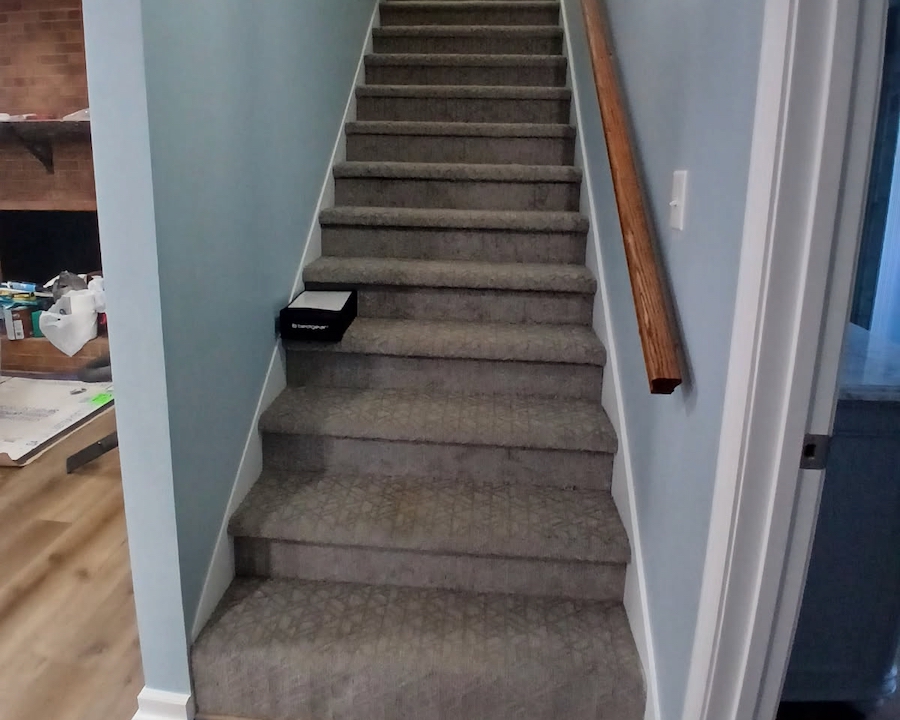 Stairs after reconstruction